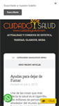 Mobile Screenshot of cuidadoysalud.com